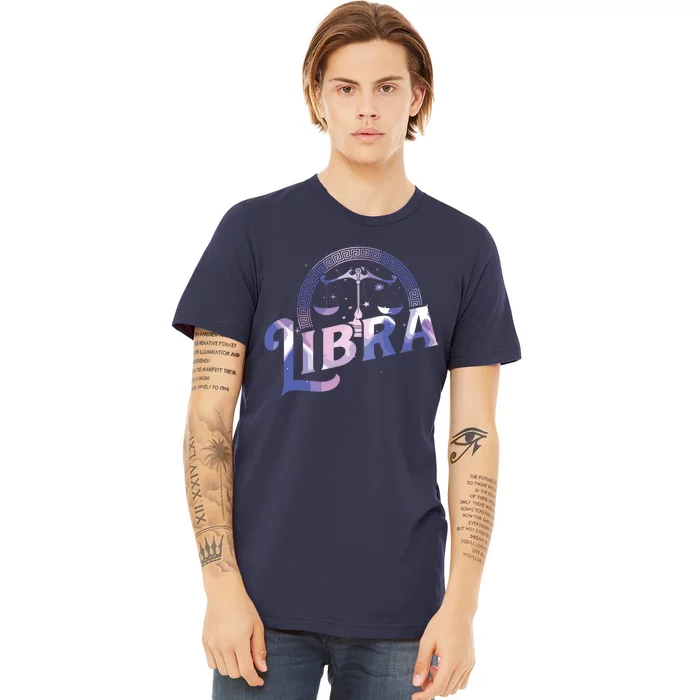 Libra Horoscope Zodiac Sign Astrology Symbol Premium T-Shirt