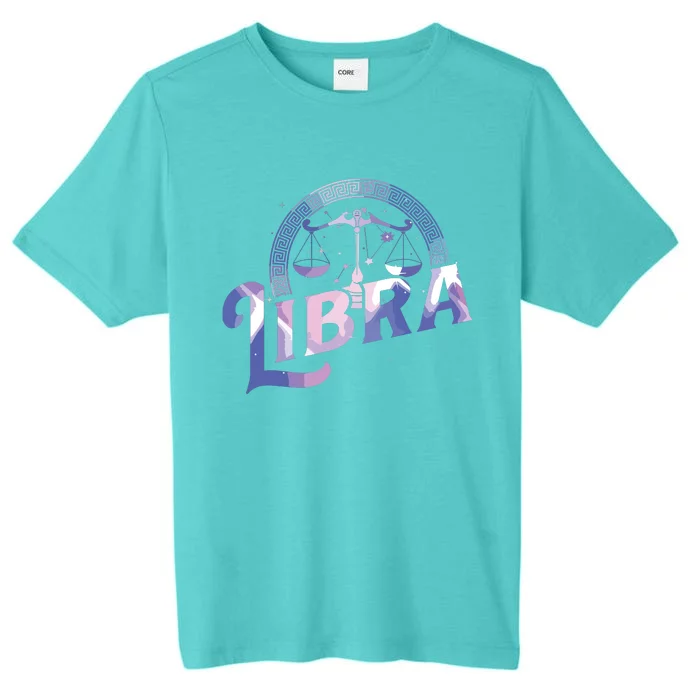 Libra Horoscope Zodiac Sign Astrology Symbol ChromaSoft Performance T-Shirt