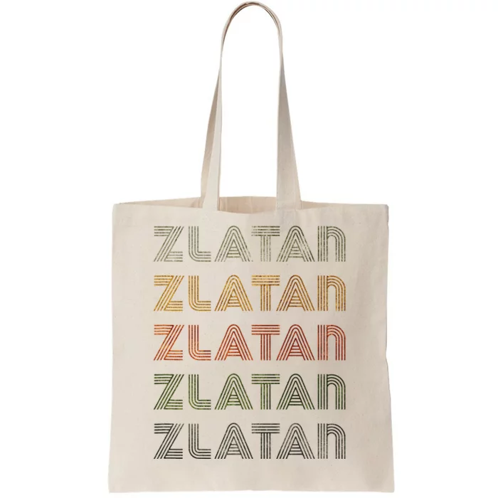 Love Heart Zlatan Grunge Vintage Style Black Zlatan Tote Bag