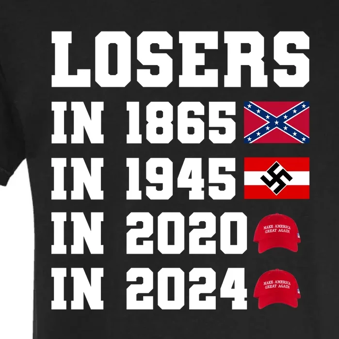 Losers In 1865 In 1945 In 2020 In 2024 Garment-Dyed Heavyweight T-Shirt