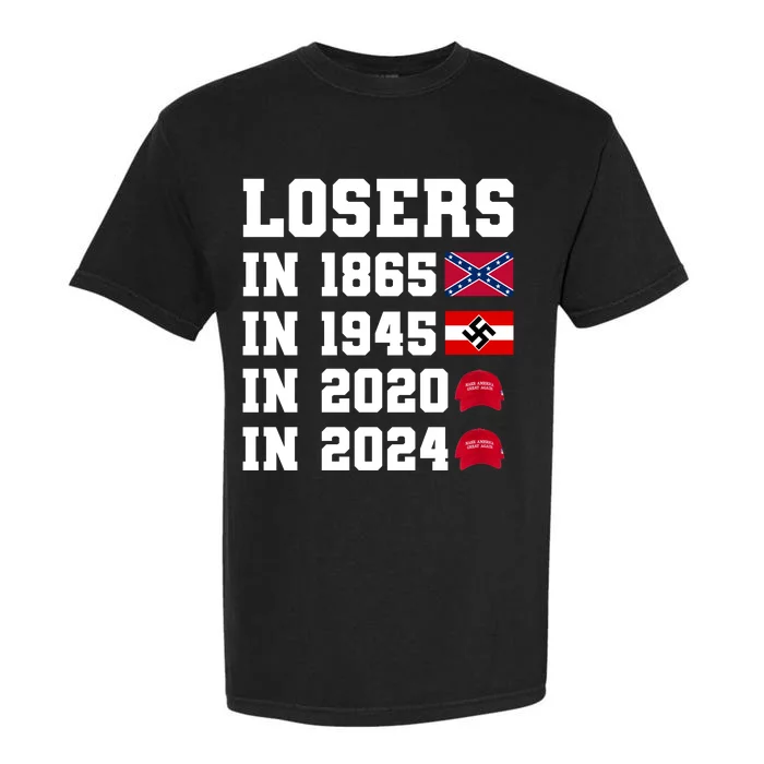 Losers In 1865 In 1945 In 2020 In 2024 Garment-Dyed Heavyweight T-Shirt