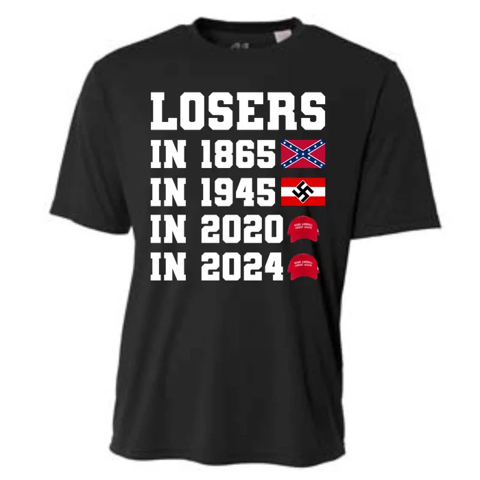 Losers In 1865 In 1945 In 2020 In 2024 Cooling Performance Crew T-Shirt