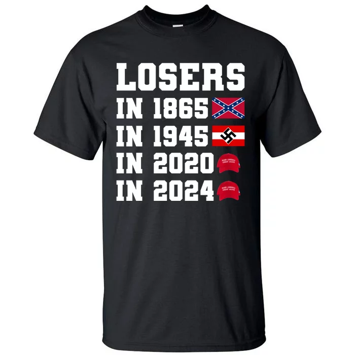 Losers In 1865 In 1945 In 2020 In 2024 Tall T-Shirt