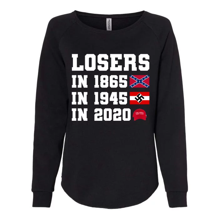 Losers In 1865 In 1945 In 2020 Womens California Wash Sweatshirt