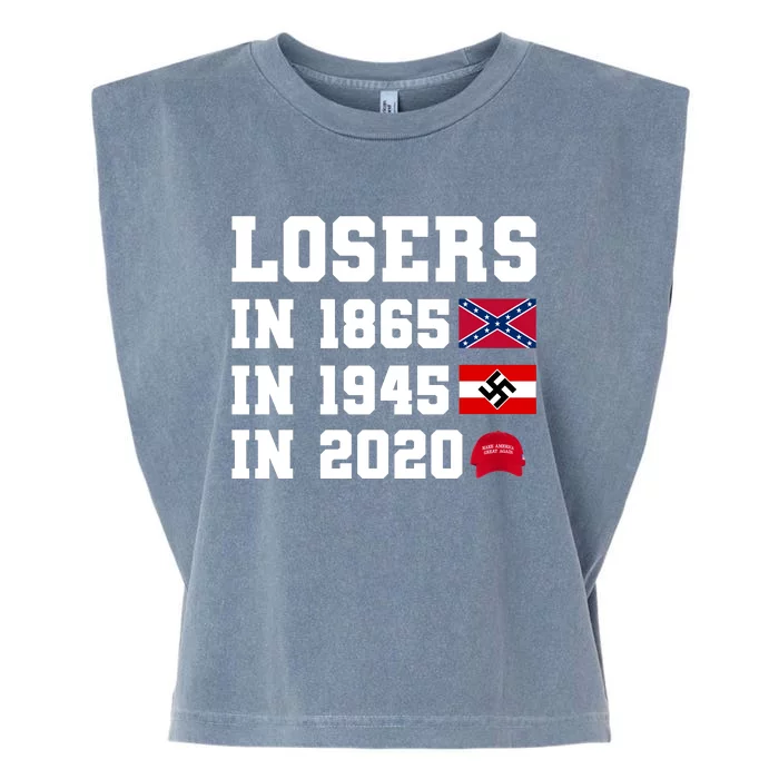 Losers In 1865 In 1945 In 2020 Garment-Dyed Women's Muscle Tee