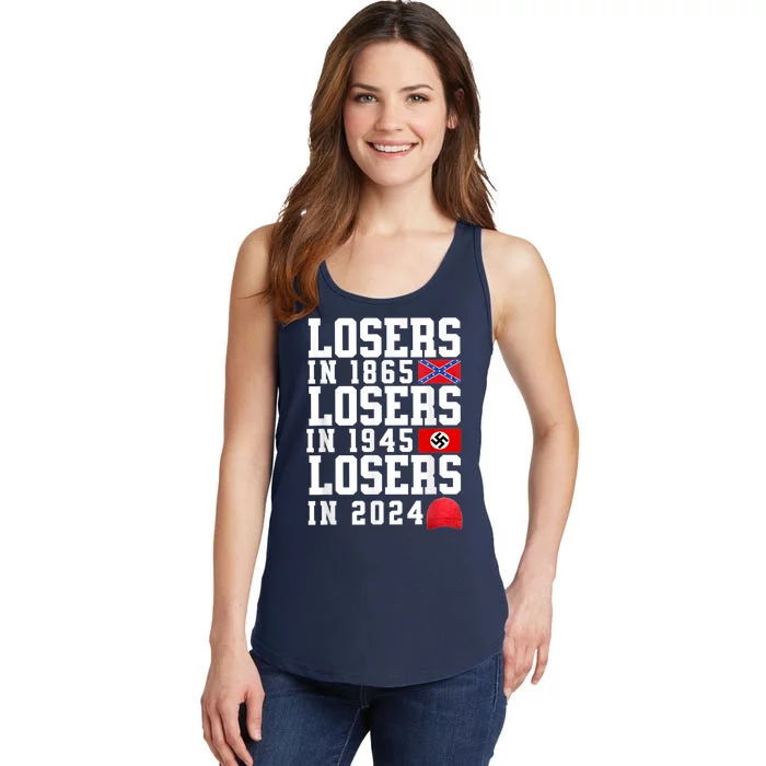 Losers In 1865 Losers In 1945 Losers In 2024 Ladies Essential Tank