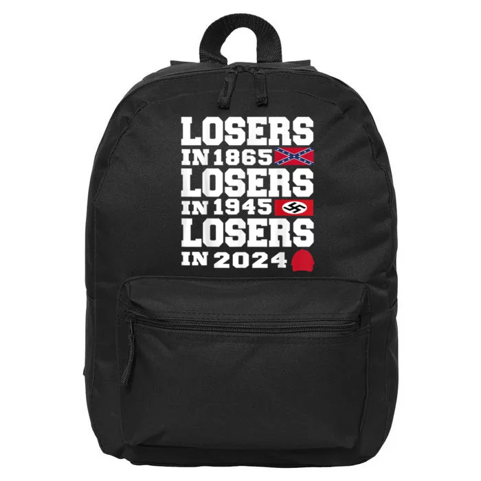 Losers In 1865 Losers In 1945 Losers In 2024 16 in Basic Backpack