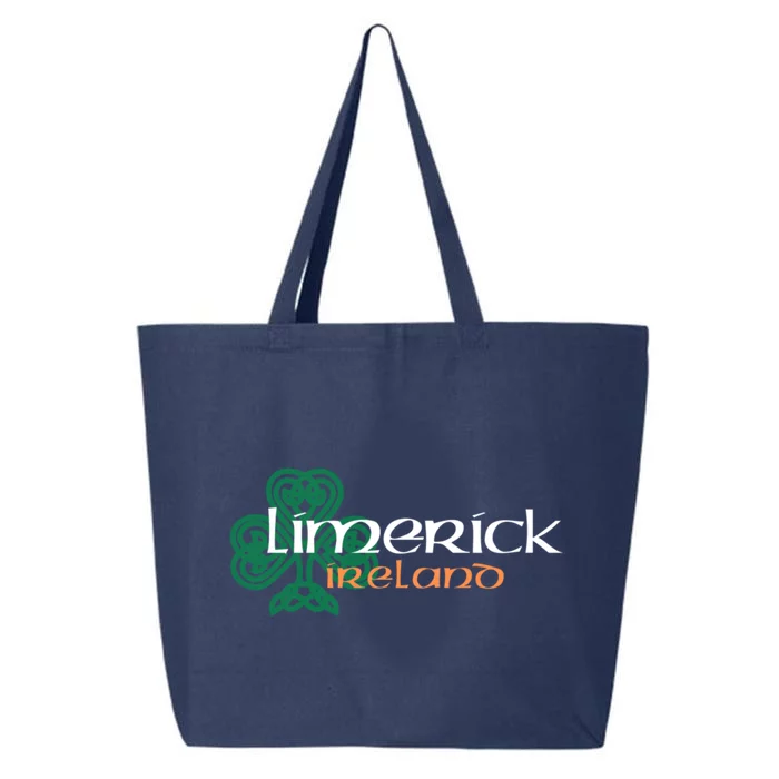 Limerick Irish American Celtic Shamrock Cool Gift 25L Jumbo Tote