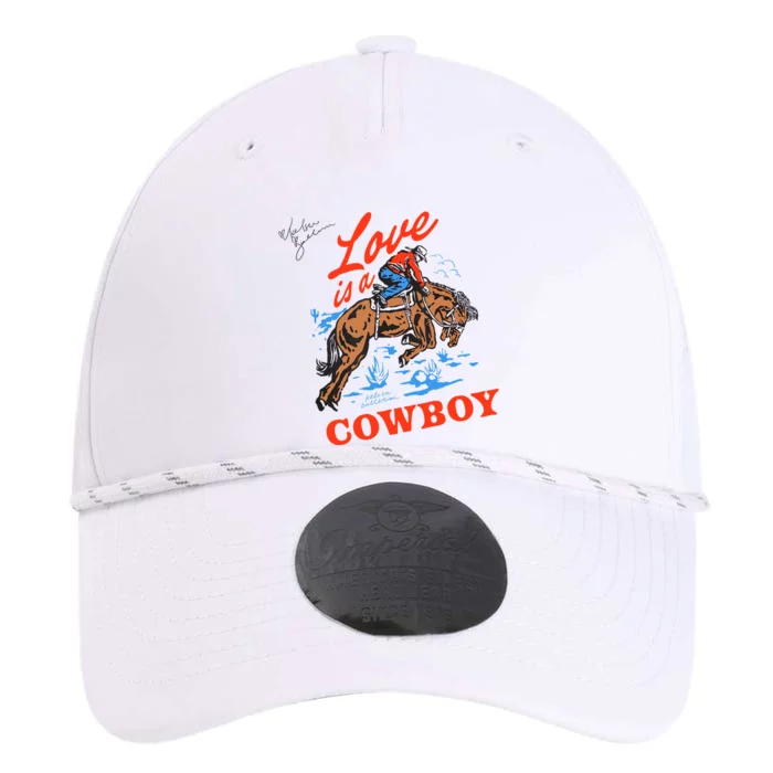 Love Is A Cowboy Tee Gift Love Performance The Dyno Cap