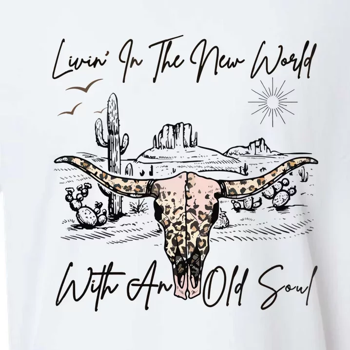 Living In A New World With An Old Soul Sueded Cloud Jersey T-Shirt