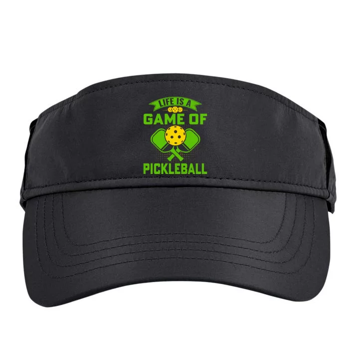 Life Is A Game Of Pickleball Adult Drive Performance Visor