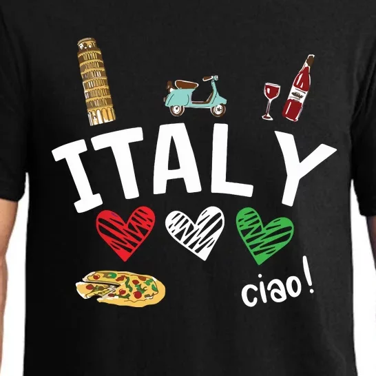 Love Italy And Everything Italian Culture Gift Pajama Set