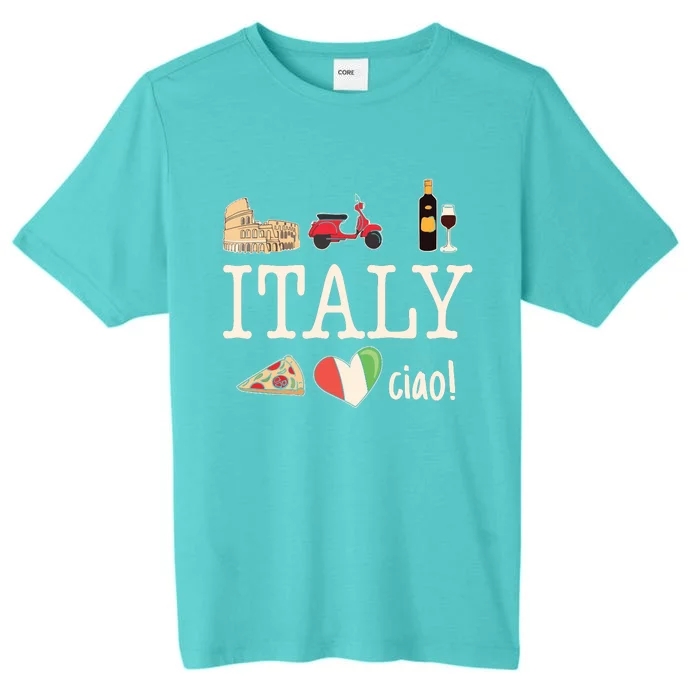 Love Italy And Everything Italian Culture ChromaSoft Performance T-Shirt