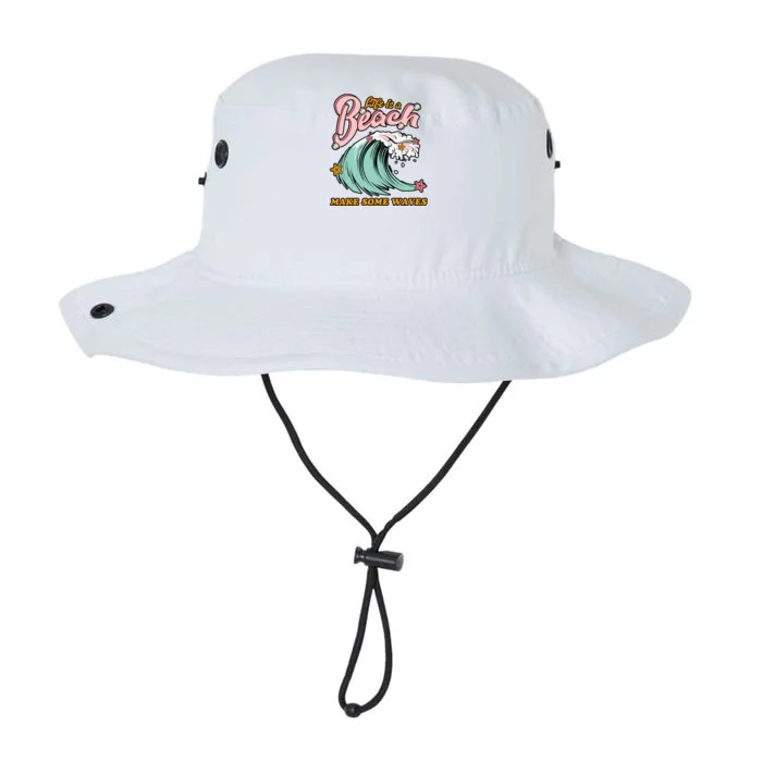 Life Is A Beach Make Some Waves Legacy Cool Fit Booney Bucket Hat