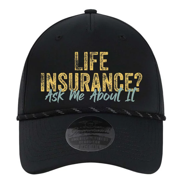 Life Insurance Ask Me About It Funny Vintage Insurance Agent Performance The Dyno Cap