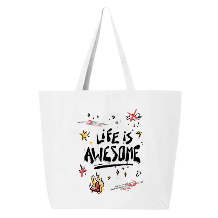 Life Is Awesome Rockstar 25L Jumbo Tote