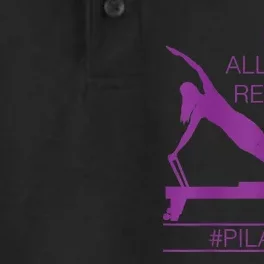 Leave It All On The Reformer, #Pilates Fitness Dry Zone Grid Performance Polo