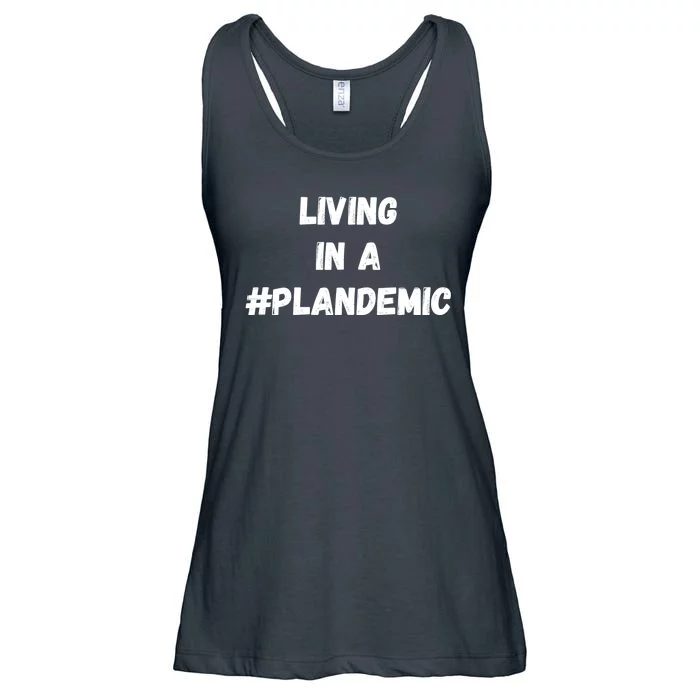 Living In A Plandemic Ladies Essential Flowy Tank