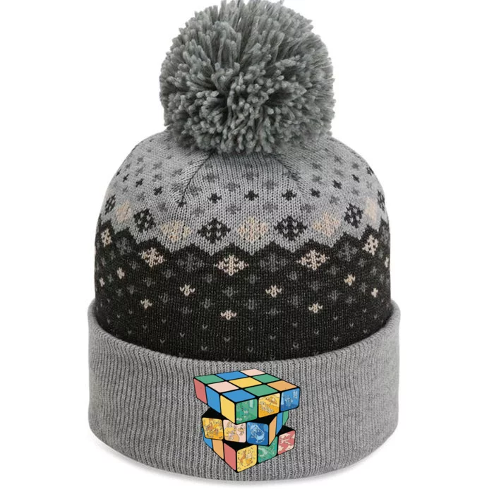 Life In A Playing Cube The Baniff Cuffed Pom Beanie