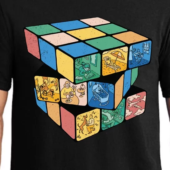 Life In A Playing Cube Pajama Set