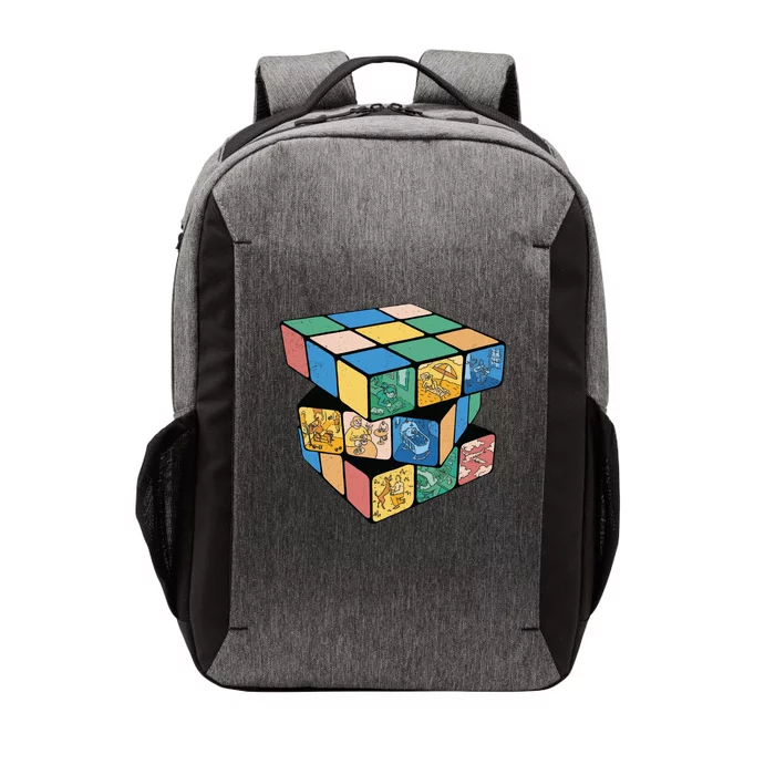 Life In A Playing Cube Vector Backpack