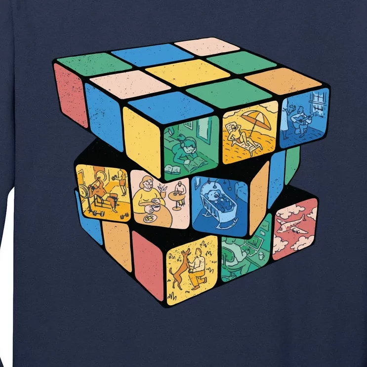 Life In A Playing Cube Tall Long Sleeve T-Shirt