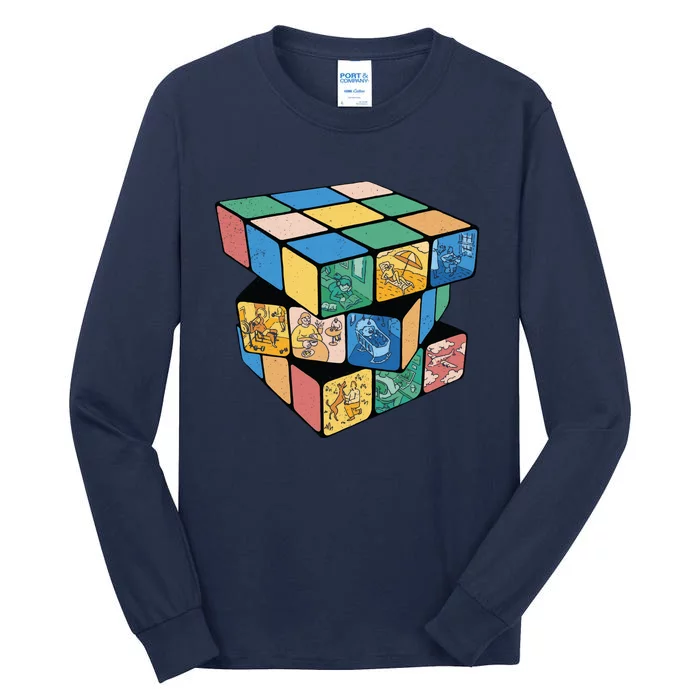 Life In A Playing Cube Tall Long Sleeve T-Shirt