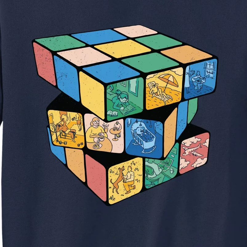 Life In A Playing Cube Tall Sweatshirt