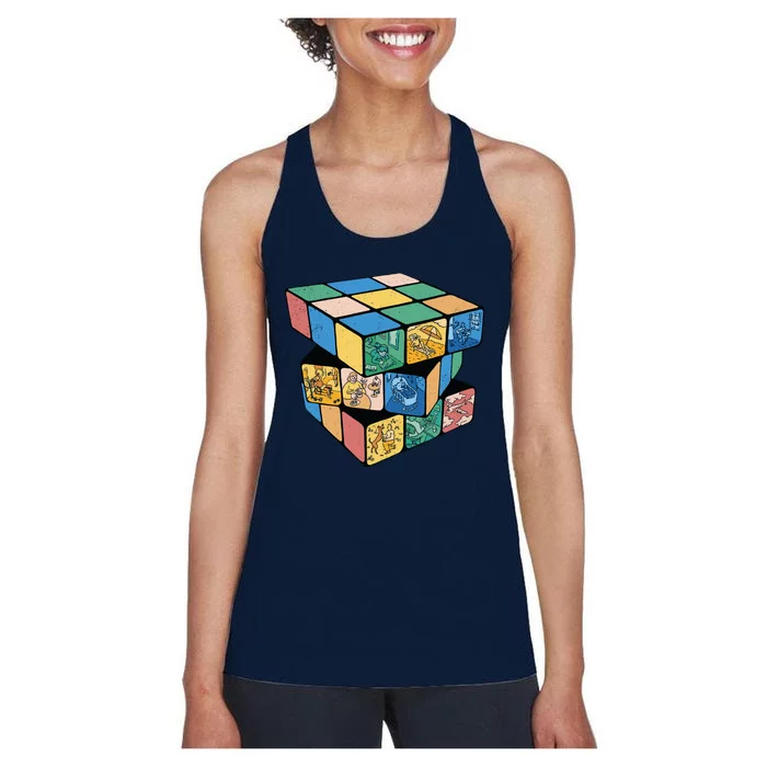 Life In A Playing Cube Women's Racerback Tank