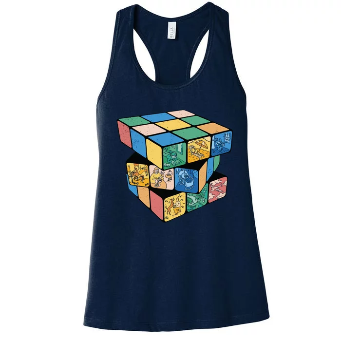 Life In A Playing Cube Women's Racerback Tank