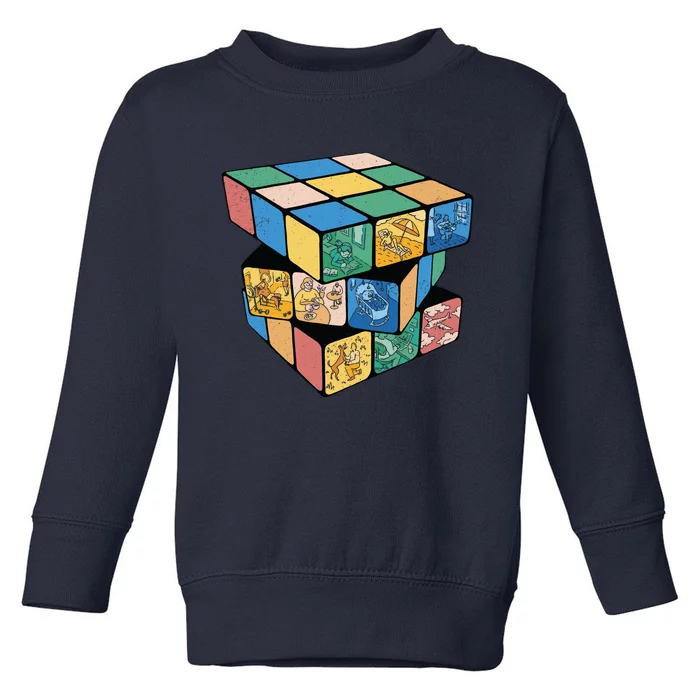 Life In A Playing Cube Toddler Sweatshirt