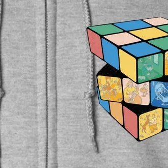 Life In A Playing Cube Full Zip Hoodie