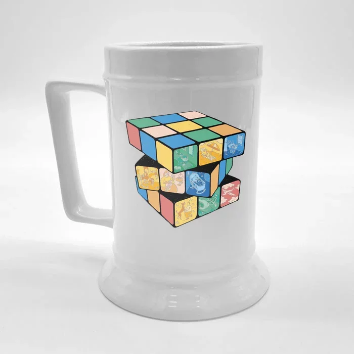 Life In A Playing Cube Front & Back Beer Stein