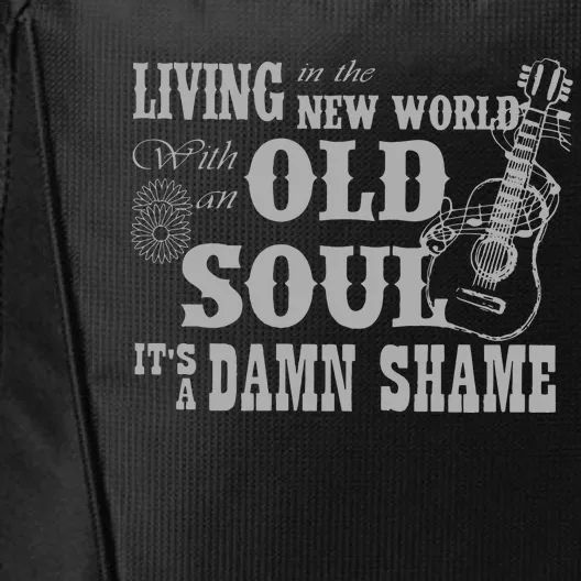 Living In A New World With An Old Soul Rich Men North Of Richmond City Backpack