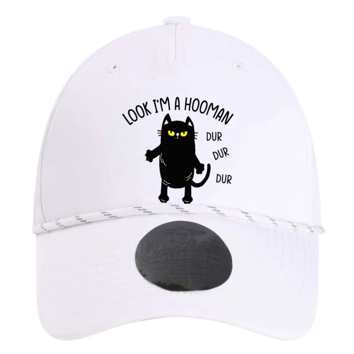 Look IM A Hooman Funny Cat Performance The Dyno Cap