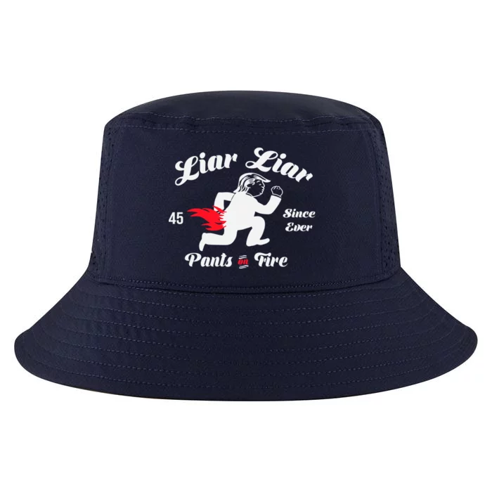 Liar Liar Pants On Fire Anti Trump Cool Comfort Performance Bucket Hat