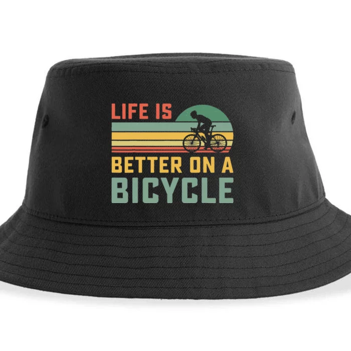 Life Is Better On The Farm Field Funny Famer Vintage Sustainable Bucket Hat