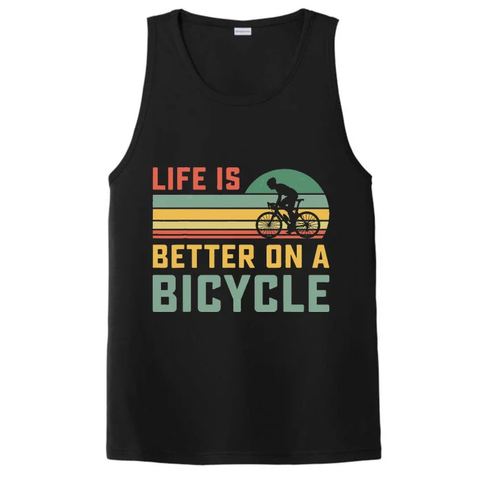 Life Is Better On The Farm Field Funny Famer Vintage Performance Tank