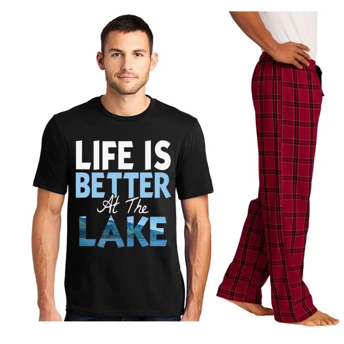 Life Is Better At The Lake Fishing Boating Pajama Set