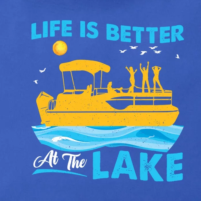 Life Is Better At The Lake Funny Pontoon Boat Pontoon Lovers Gift