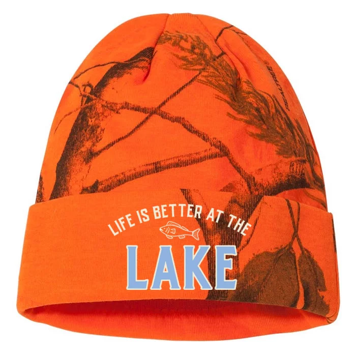 Life Is Better At The Lake Kati - 12in Camo Beanie