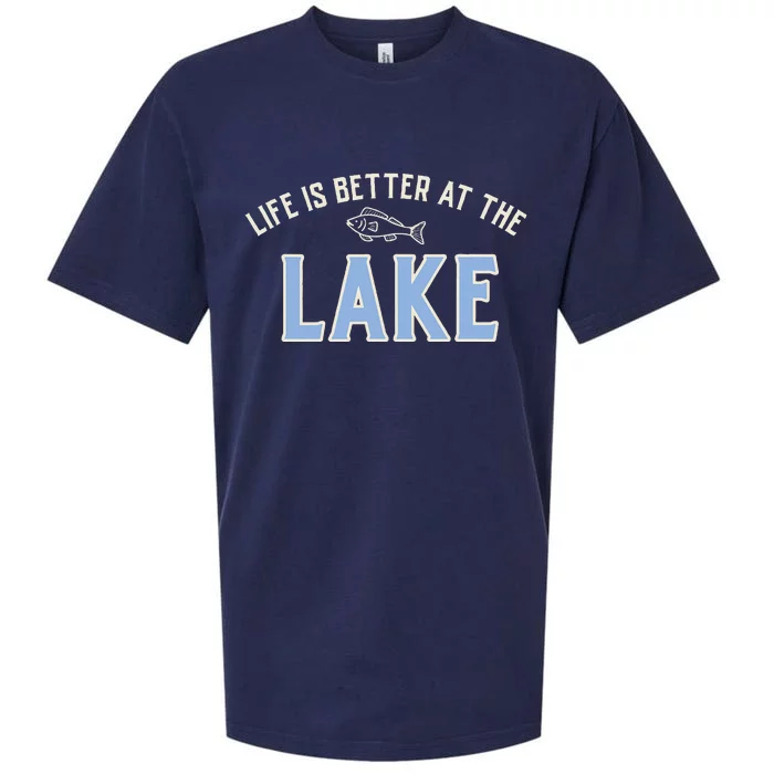 Life Is Better At The Lake Sueded Cloud Jersey T-Shirt