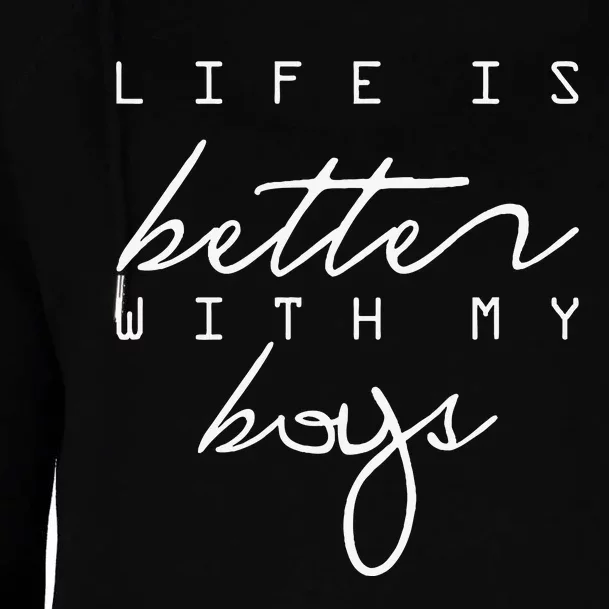 Life Is Better With My Womens Funnel Neck Pullover Hood