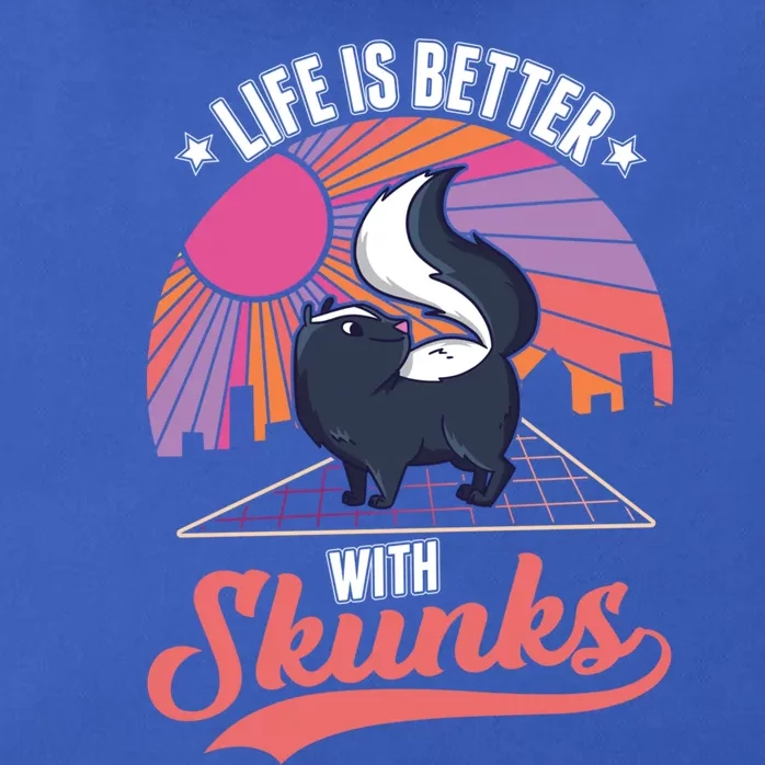 Life Is Better With Skunks Gift Zip Tote Bag