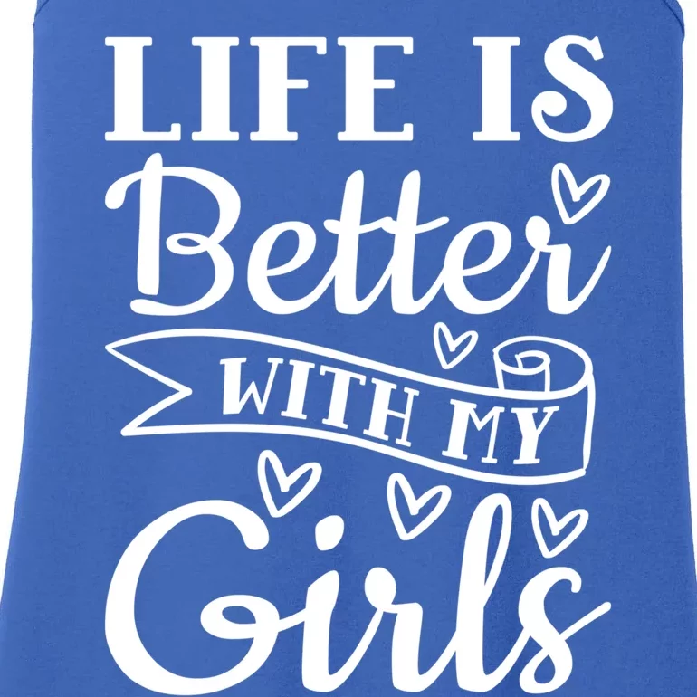 Life Is Better With My Proud Single Mom Funny Gift Ladies Essential Tank