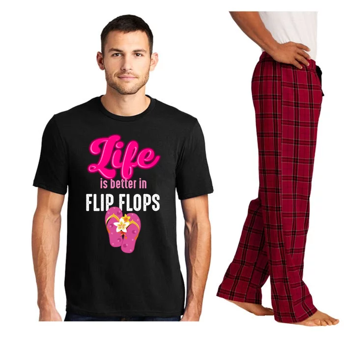 Life Is Better In Flip Flops Gift Pajama Set