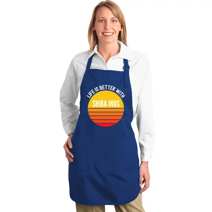 Life Is Better With Skunks Funny Sunset Style Great Gift Full-Length Apron With Pocket