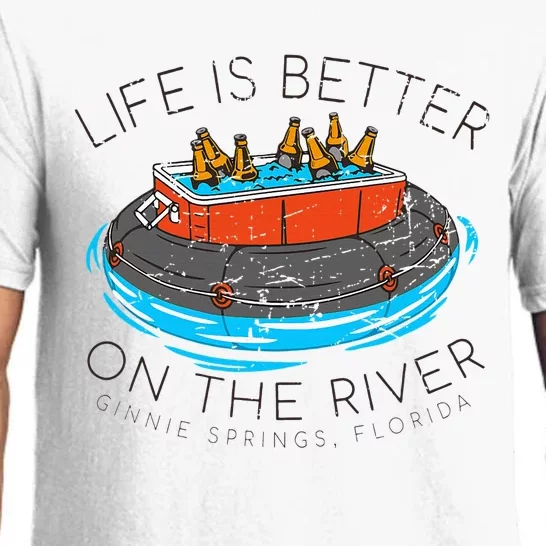 Life Is Better On The River Tubing Ginnie Spring Pajama Set