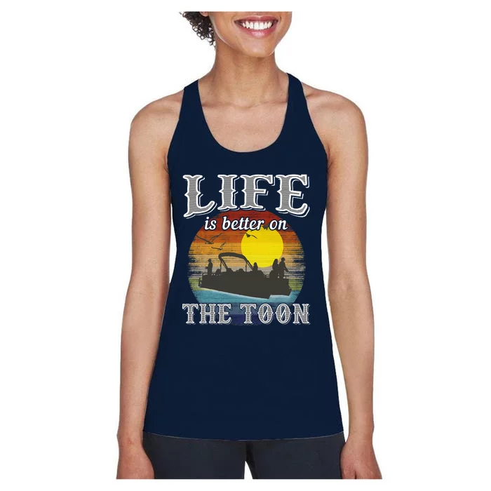 Life Is Better On The Toon Women's Racerback Tank