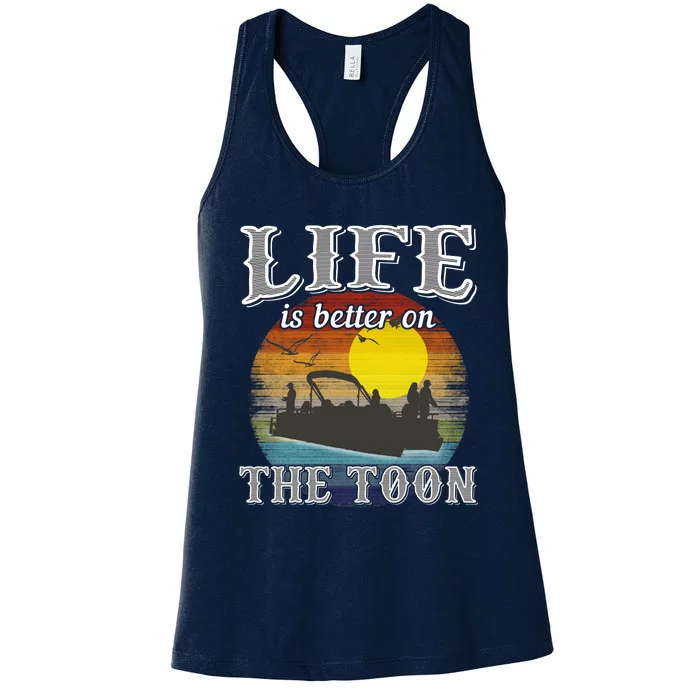 Life Is Better On The Toon Women's Racerback Tank